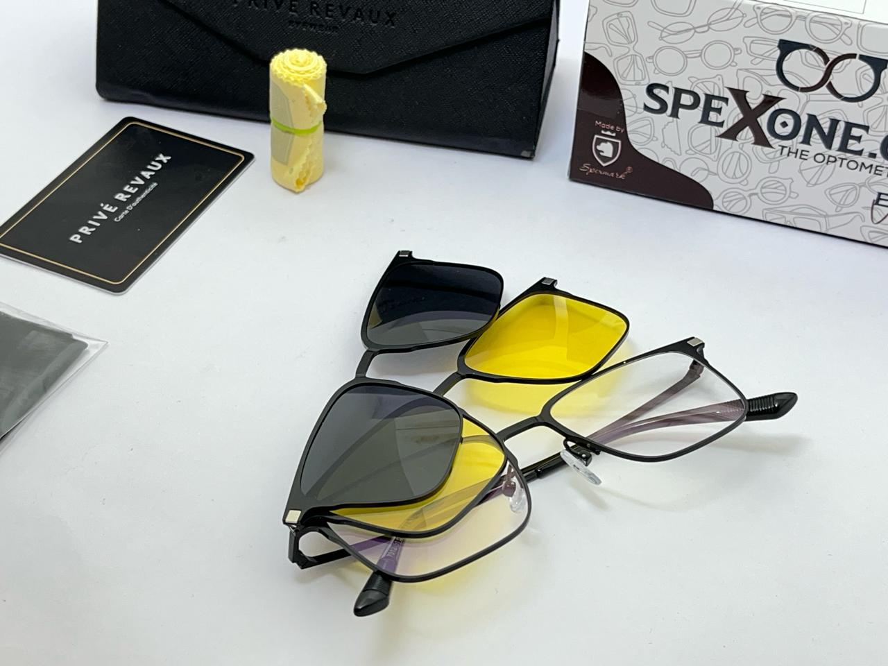 Spexone clipon eyeglasses 3in1 