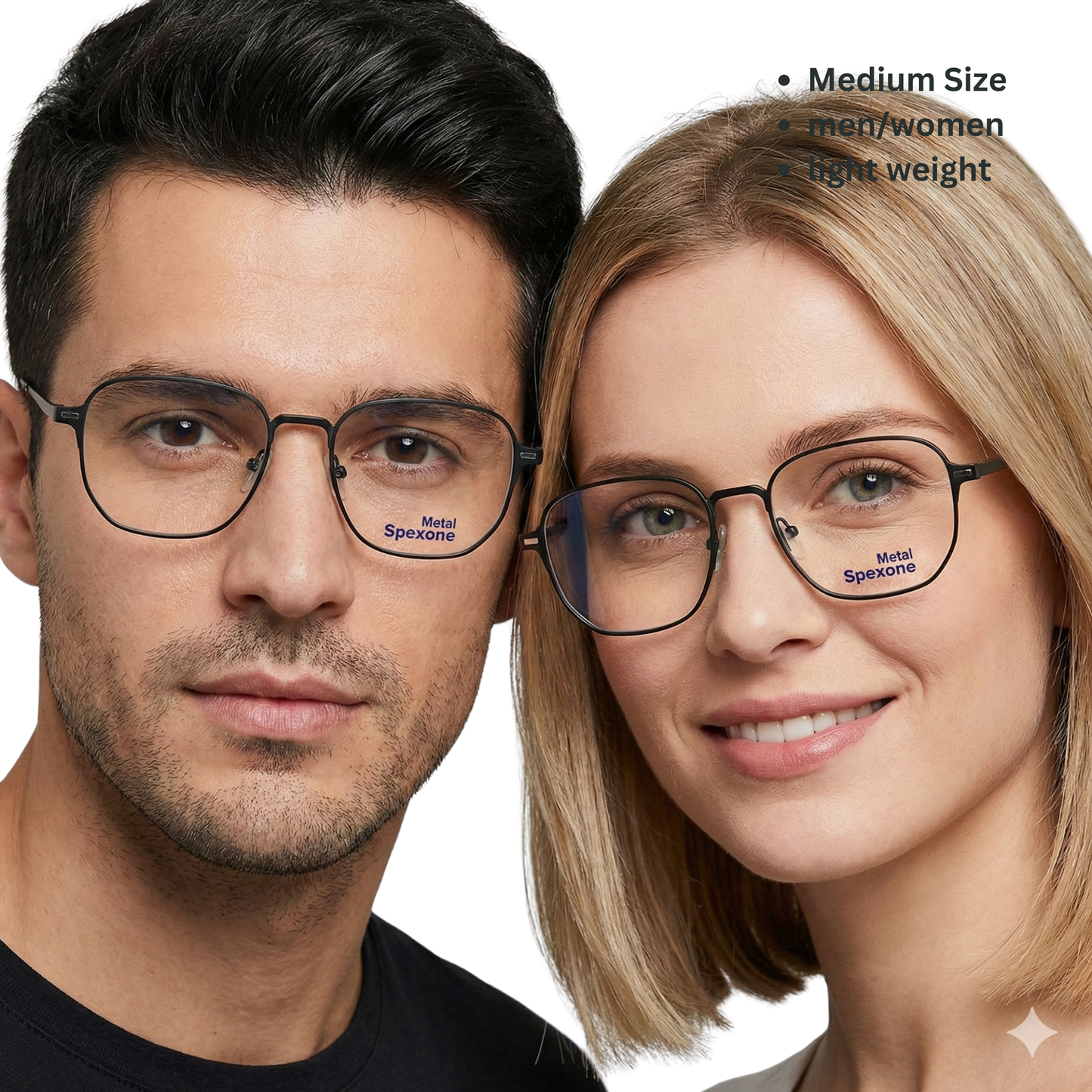 Spexone 3-in-1 Magnetic Clip-On Eyeglasses – Polarized UV Sunglasses