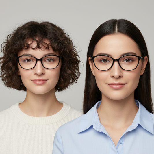 Spexone Air U-1807-50 Series premium: glossy Black with transparent lens