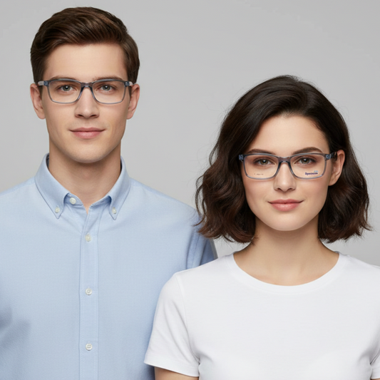 Spexone Air U-840-52 Series premium: Transulent Blue frame