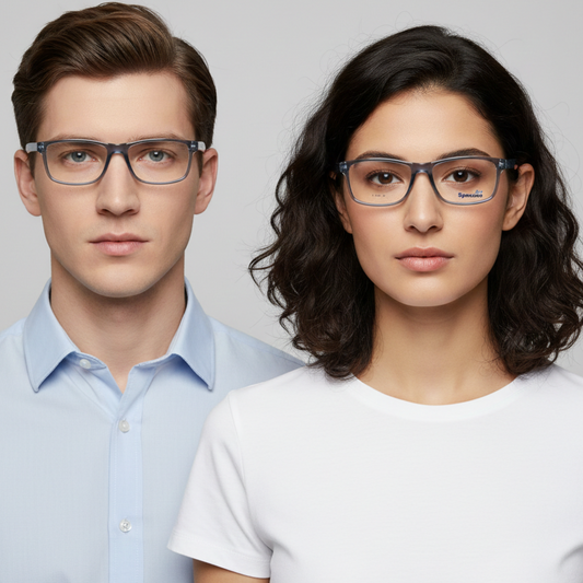 Spexone Air U-830-52 Series premium: Transulent Blue frame