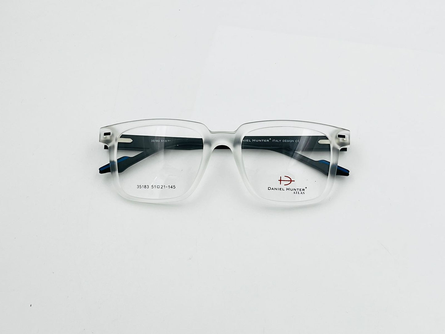 spexone daniel hunter 35183 white transparent premium eyewear