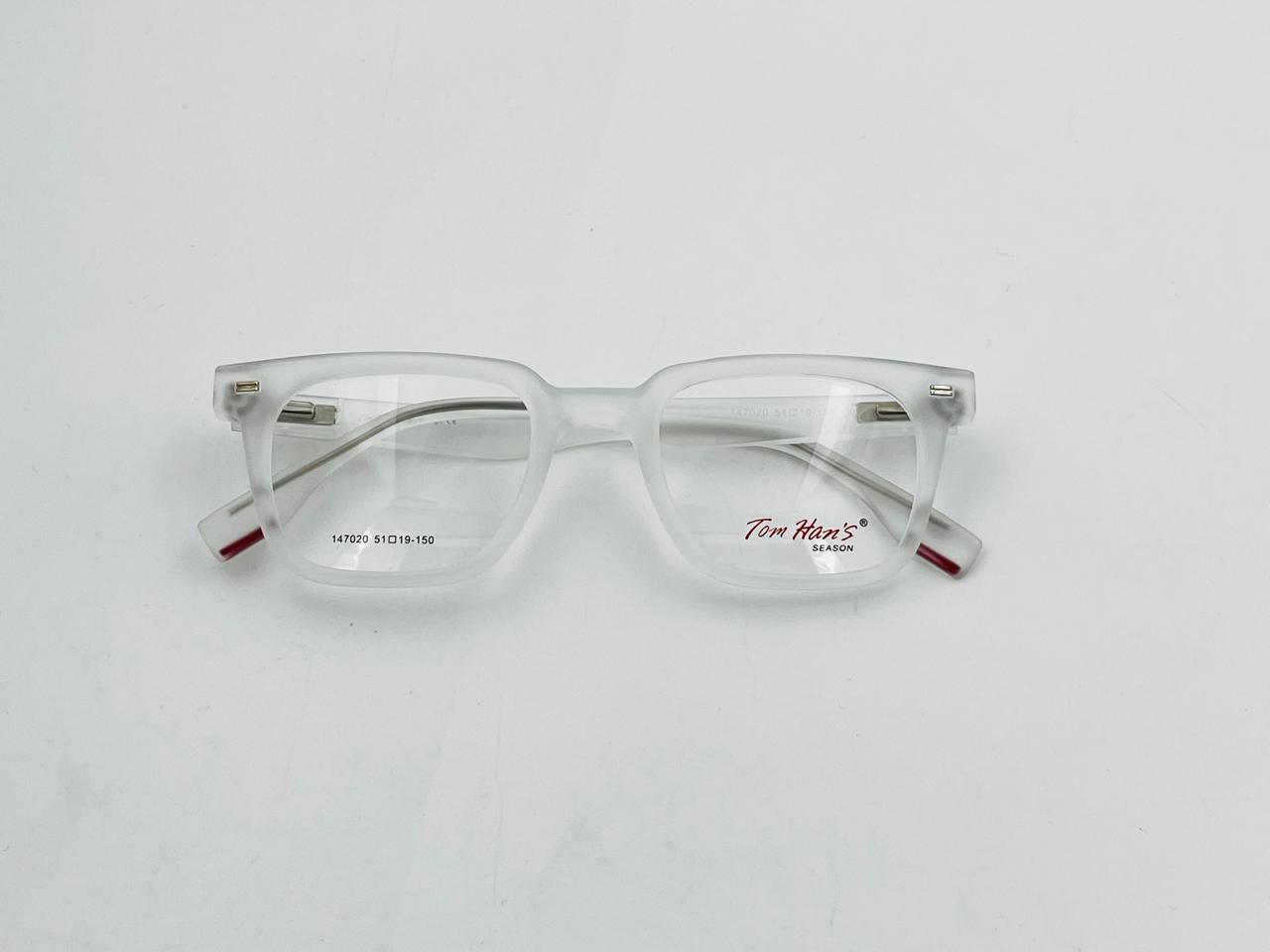 tom han's 147020 transparent premium eyewear