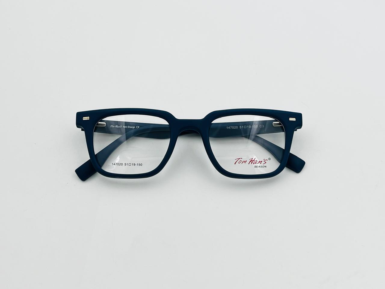 tom han's 147020 dark blue premium eyewear