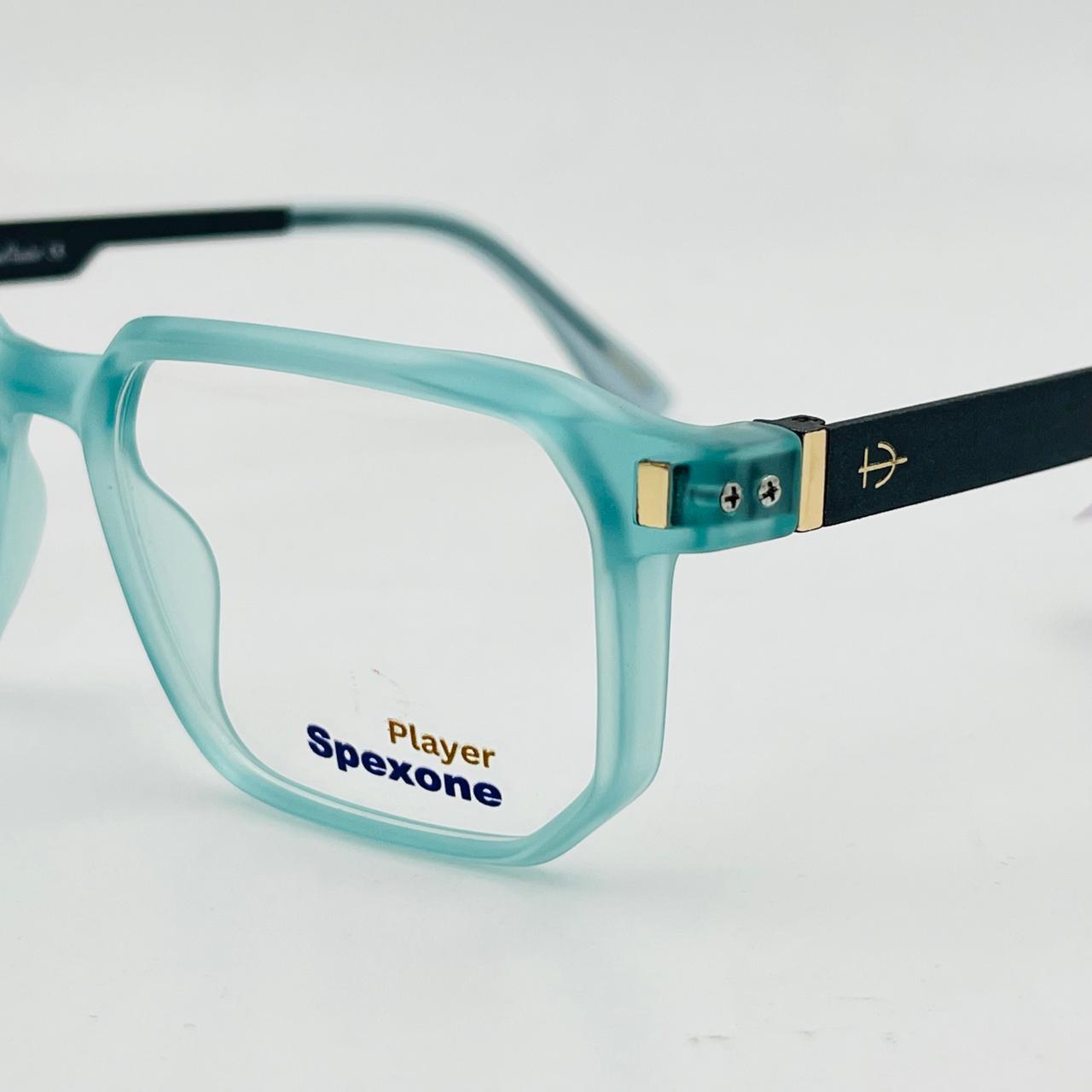 Spexone player 162003 Series: Aqua Blue with Transparent Lens