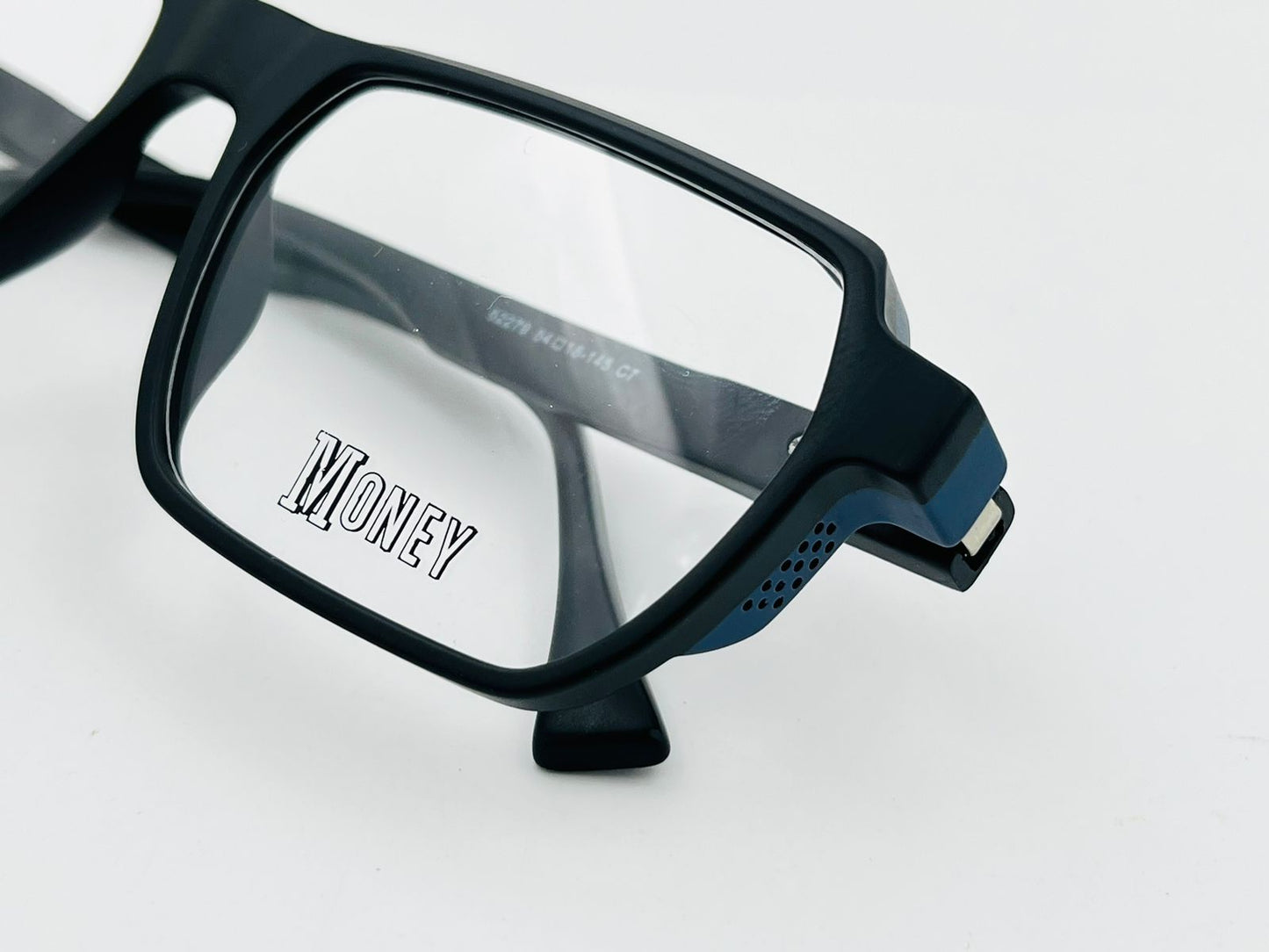 spexone wayfarer black transparent premium eyewear