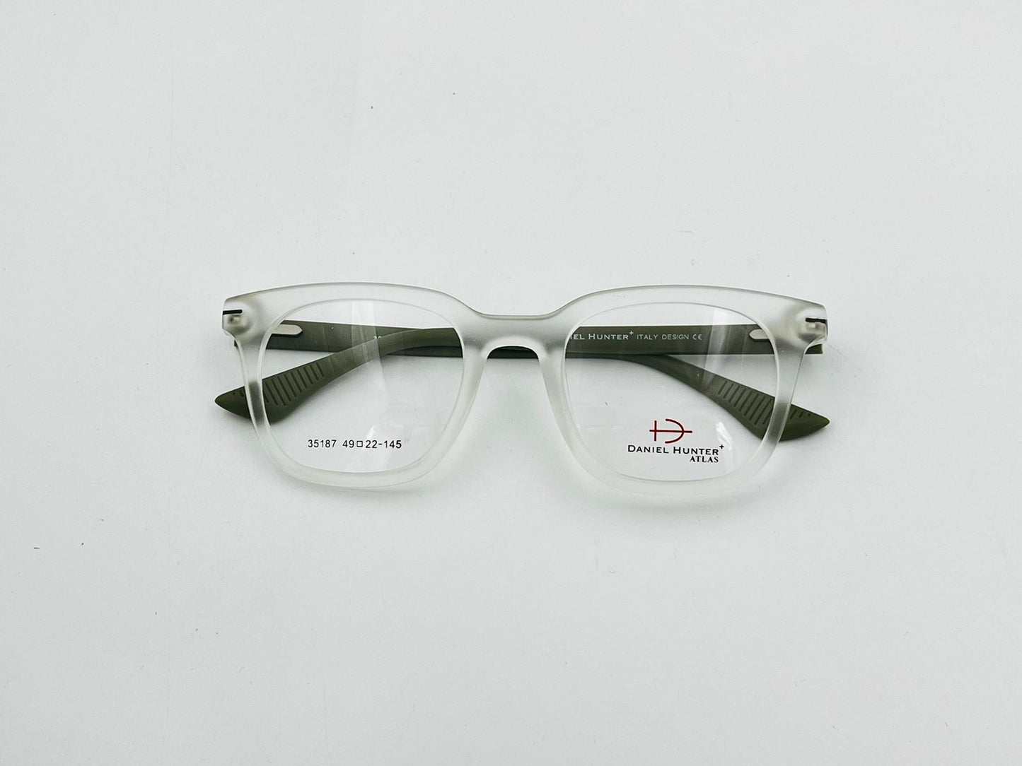 spexone daniel hunter 35189 white transparent premium eyewear
