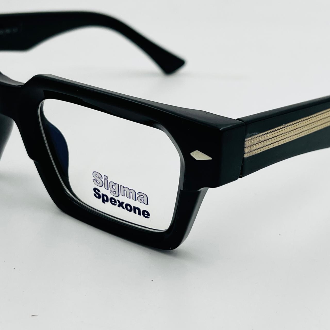 spexone sigma black premium eyewear