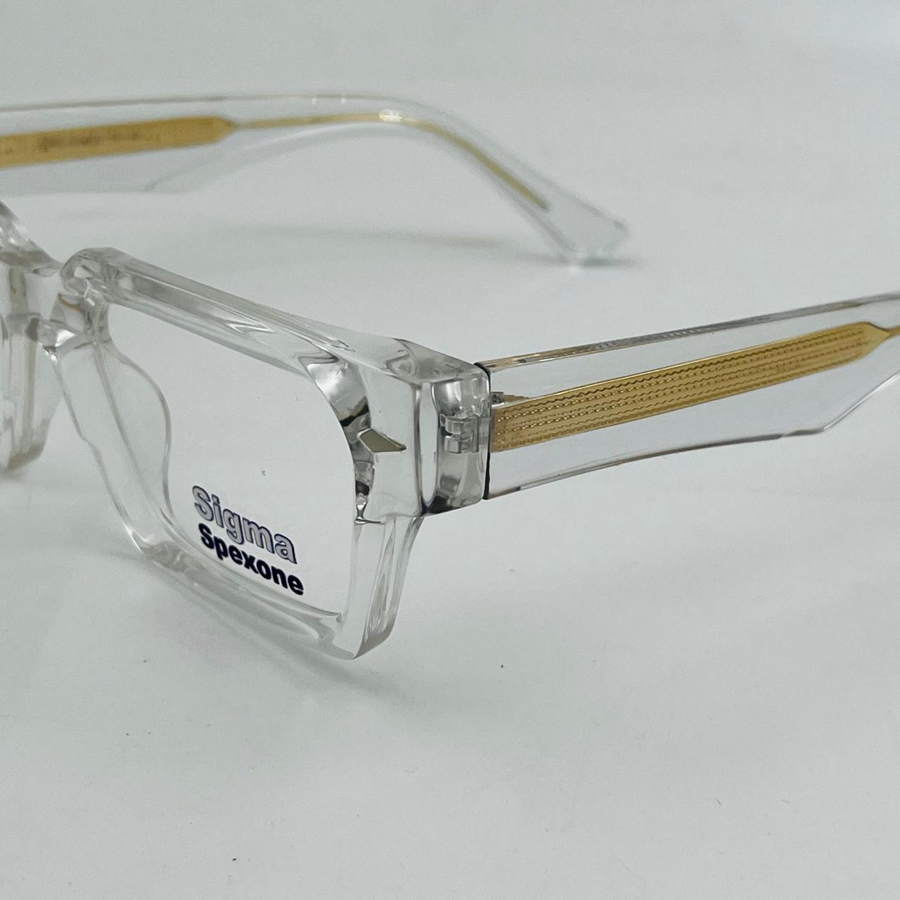 spexone sigma transparent premium eyewear