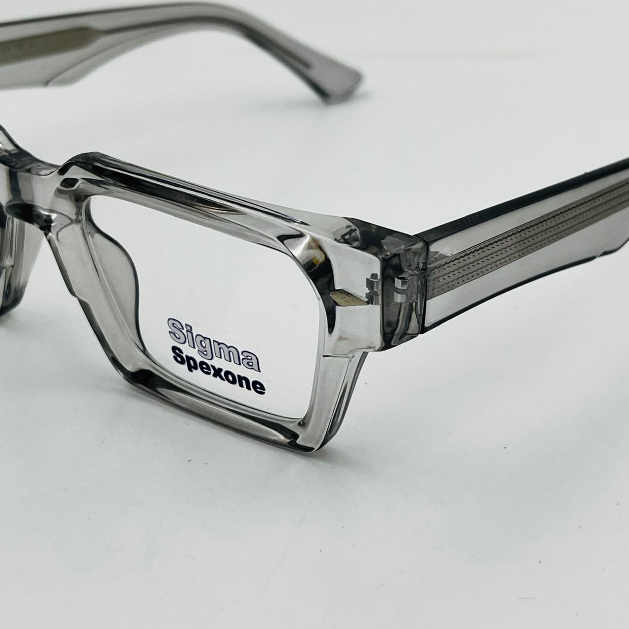 spexone sigma dark grey premium eyewear