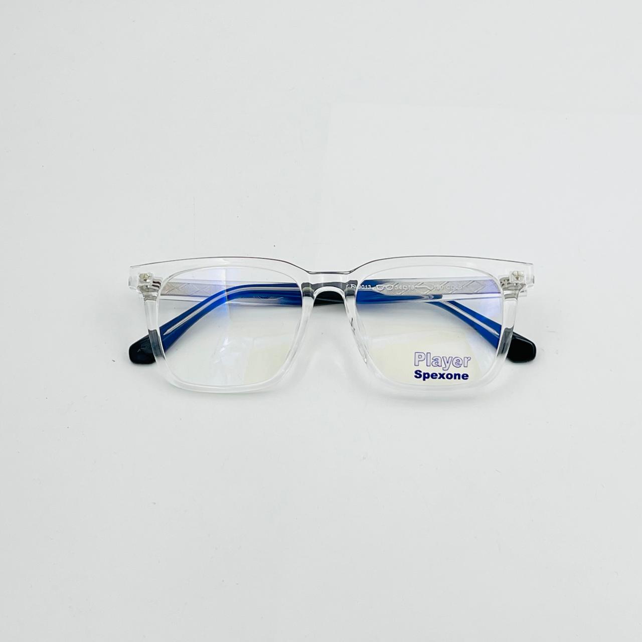 spexone player trasparent premium eyewear