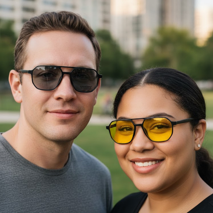 Spexone 3-in-1 Magnetic Clip-On Eyeglasses – Polarized UV Sunglasses