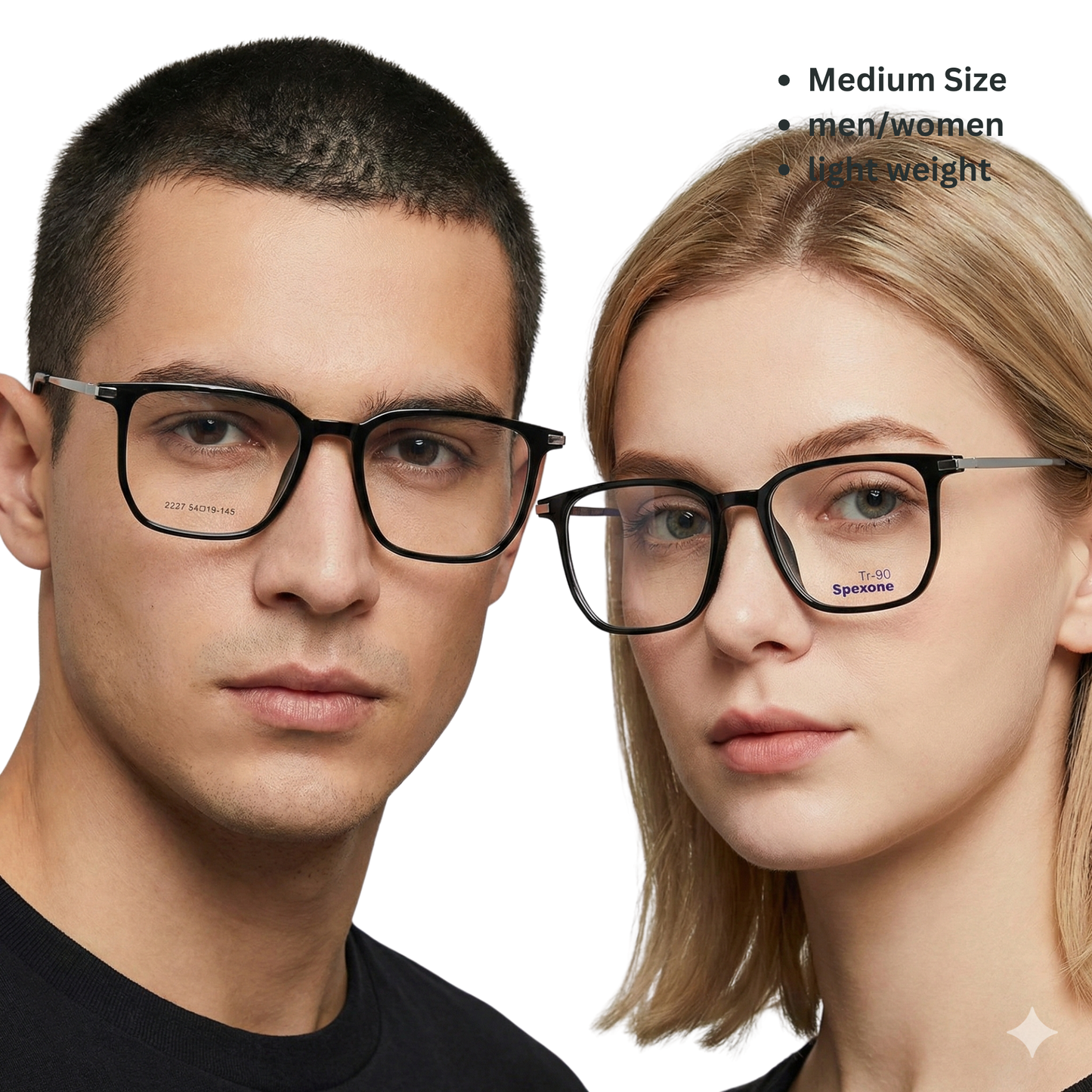 Spexone 3-in-1 Magnetic Clip-On Eyeglasses – Polarized UV Sunglasses