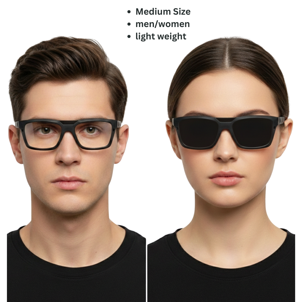 Spexone 3-in-1 Magnetic Clip-On Eyeglasses – Polarized UV Sunglasses