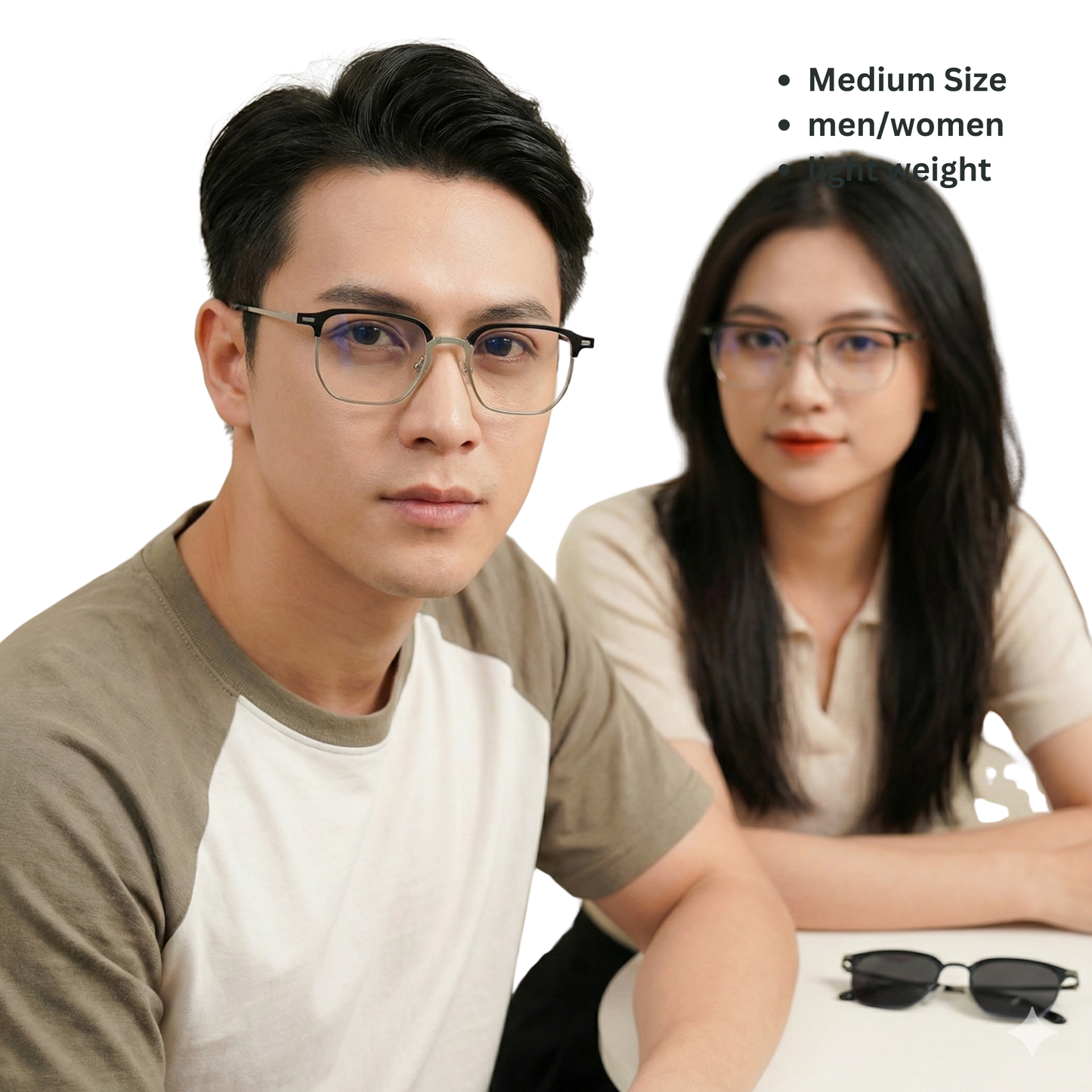 Spexone 3-in-1 Magnetic Clip-On Eyeglasses – Polarized UV Sunglasses
