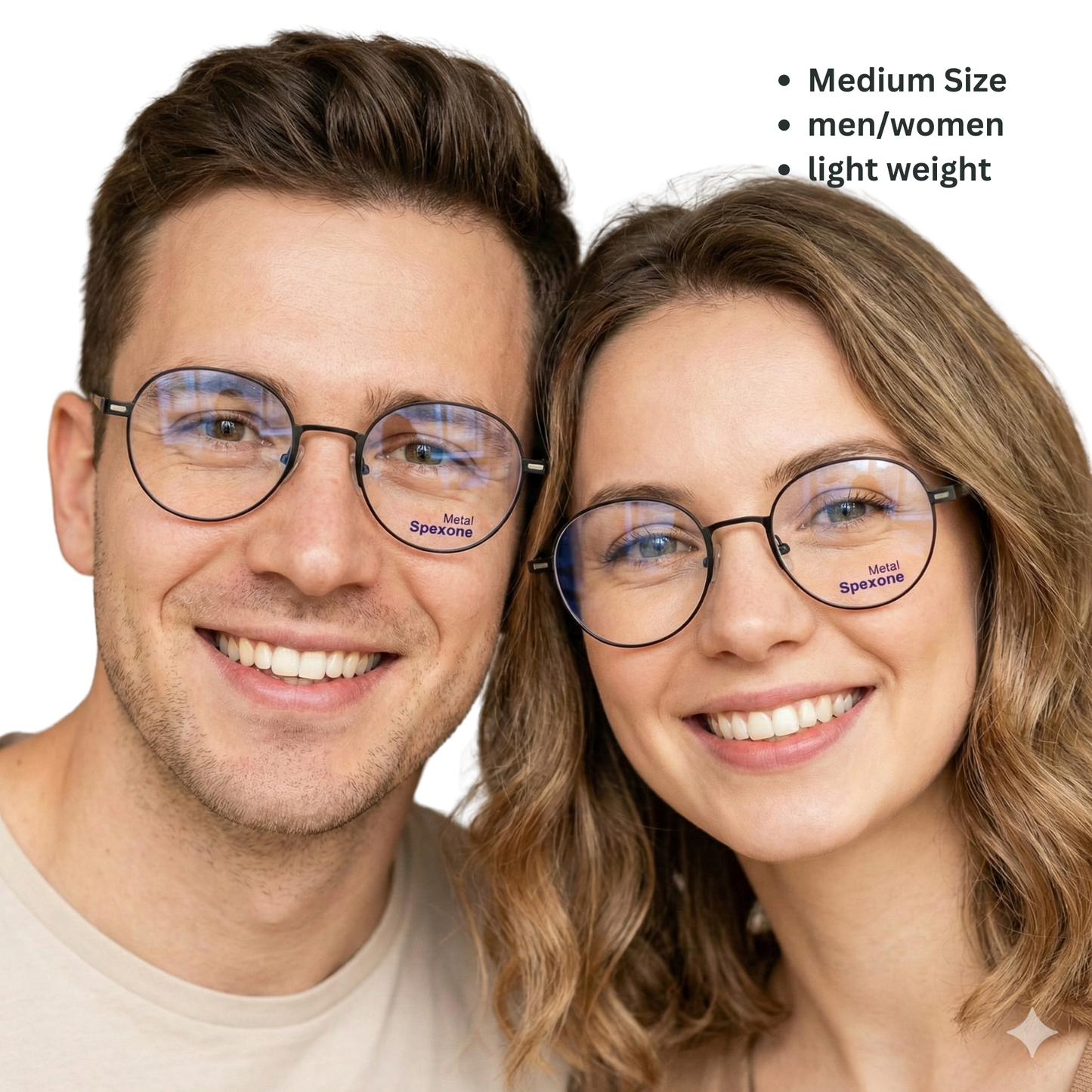 Spexone 3-in-1 Magnetic Clip-On Eyeglasses – Polarized UV Sunglasses
