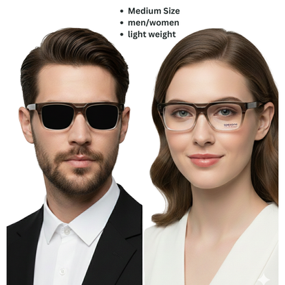 Spexone 3-in-1 Magnetic Clip-On Eyeglasses – Polarized UV Sunglasses