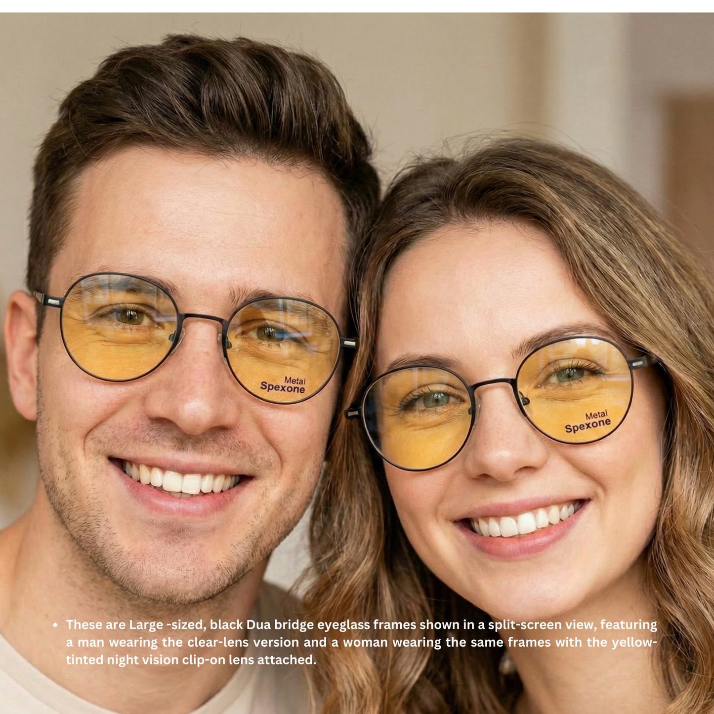 Spexone 3-in-1 Magnetic Clip-On Eyeglasses – Polarized UV Sunglasses