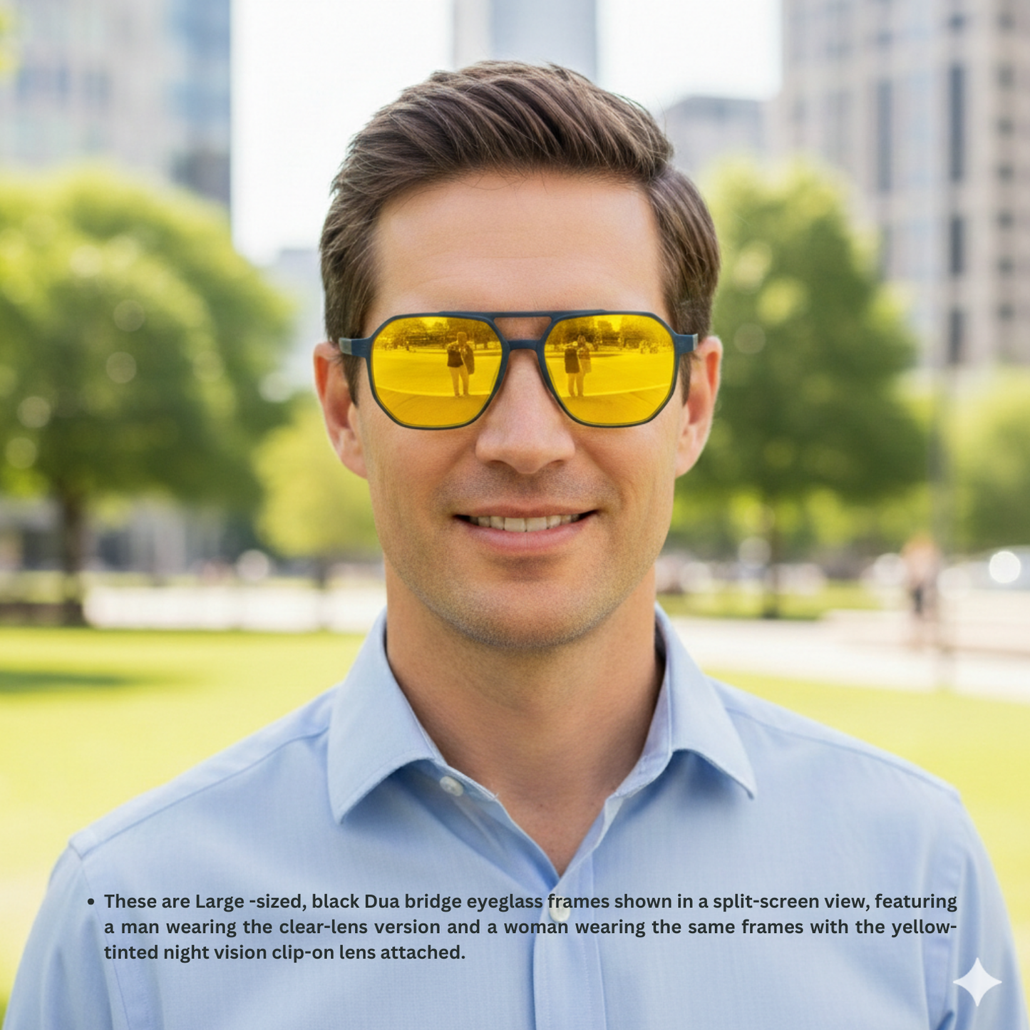 Spexone 3-in-1 Magnetic Clip-On Eyeglasses – Polarized UV Sunglasses