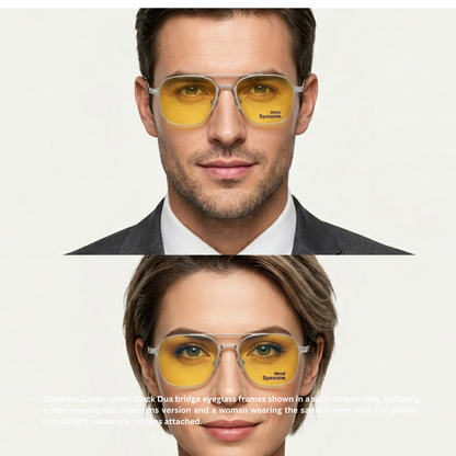 Spexone 3-in-1 Magnetic Clip-On Eyeglasses – Polarized UV Sunglasses