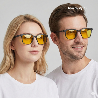 Spexone 3-in-1 Magnetic Clip-On Eyeglasses – Polarized UV Sunglasses