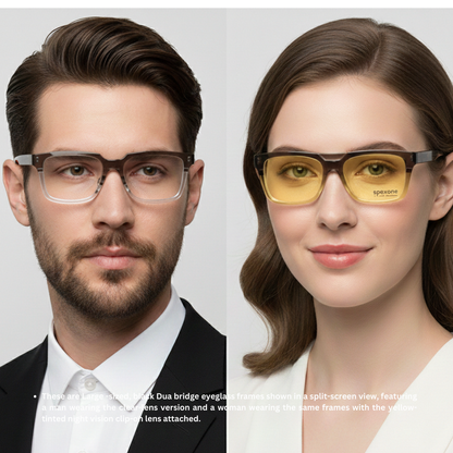 Spexone 3-in-1 Magnetic Clip-On Eyeglasses – Polarized UV Sunglasses