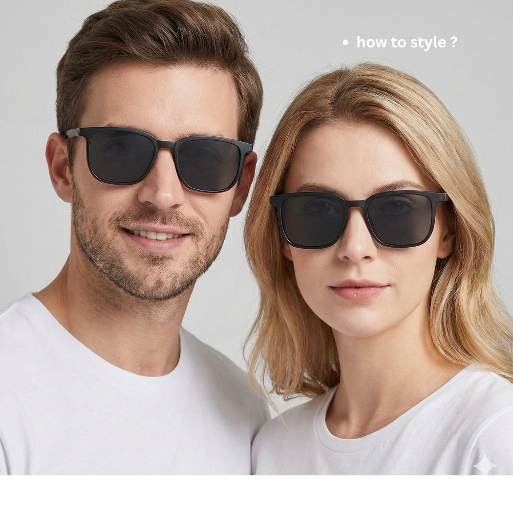 Spexone 3-in-1 Magnetic Clip-On Eyeglasses – Polarized UV Sunglasses
