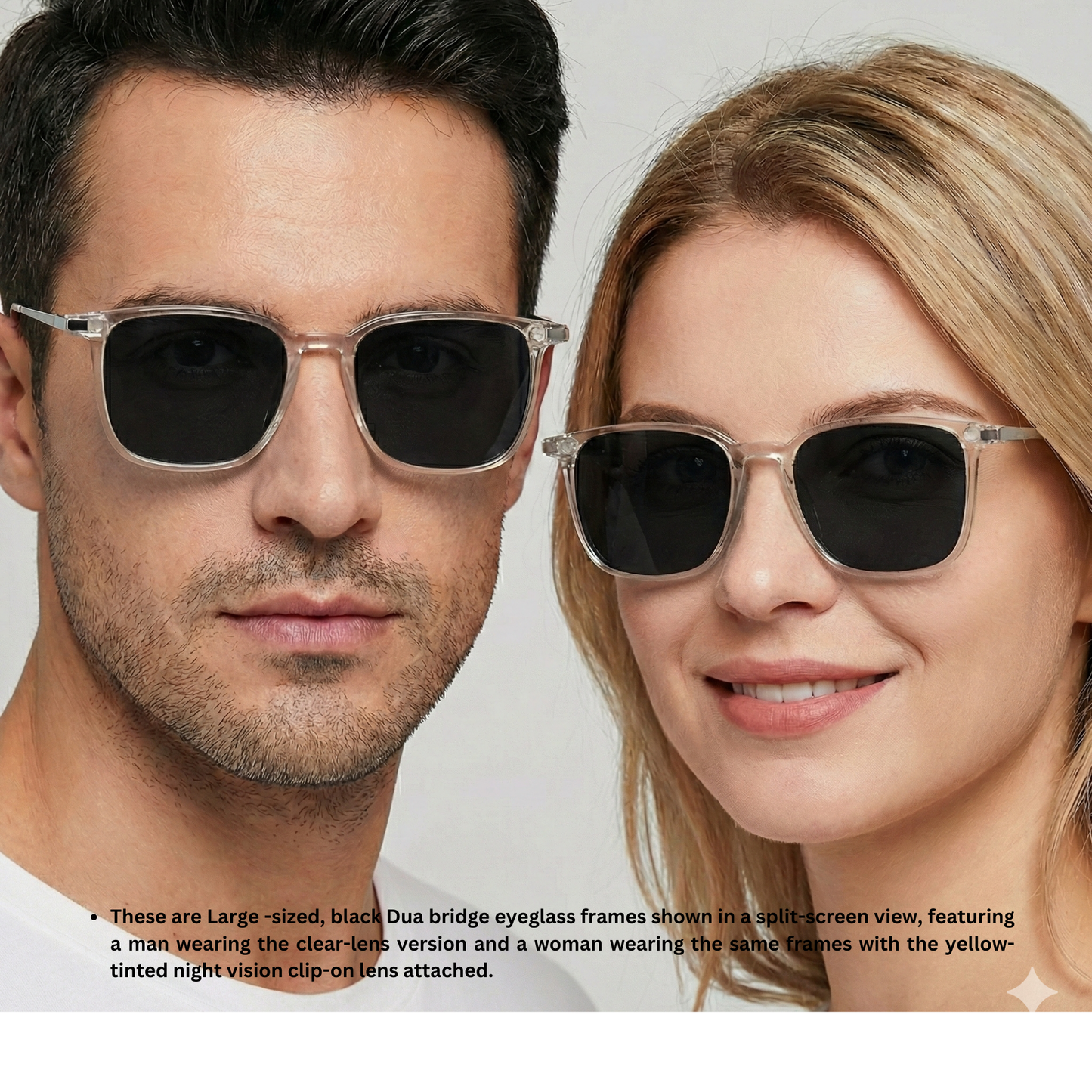 Spexone 3-in-1 Magnetic Clip-On Eyeglasses – Polarized UV Sunglasses