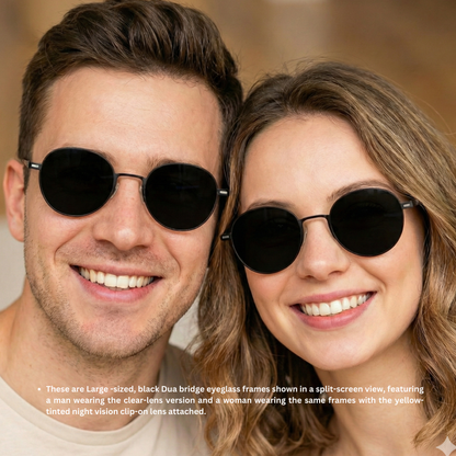 Spexone 3-in-1 Magnetic Clip-On Eyeglasses – Polarized UV Sunglasses
