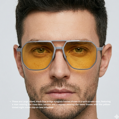 Spexone 3-in-1 Magnetic Clip-On Eyeglasses – Polarized UV Sunglasses