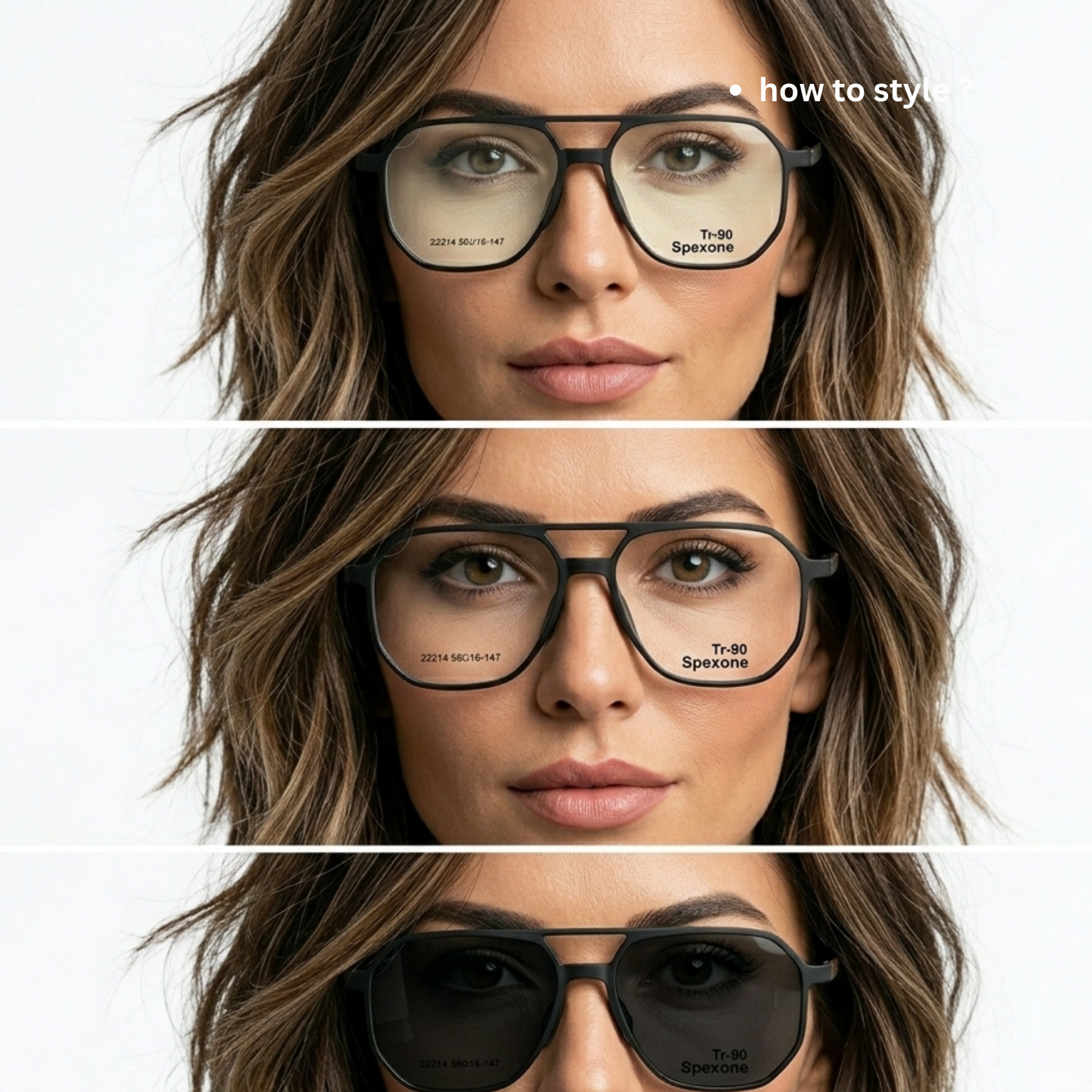 Spexone 3-in-1 Magnetic Clip-On Eyeglasses – Polarized UV Sunglasses