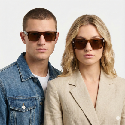 Spexone Specsmith Series: Honey Amber Frame with Dark Amber Lens