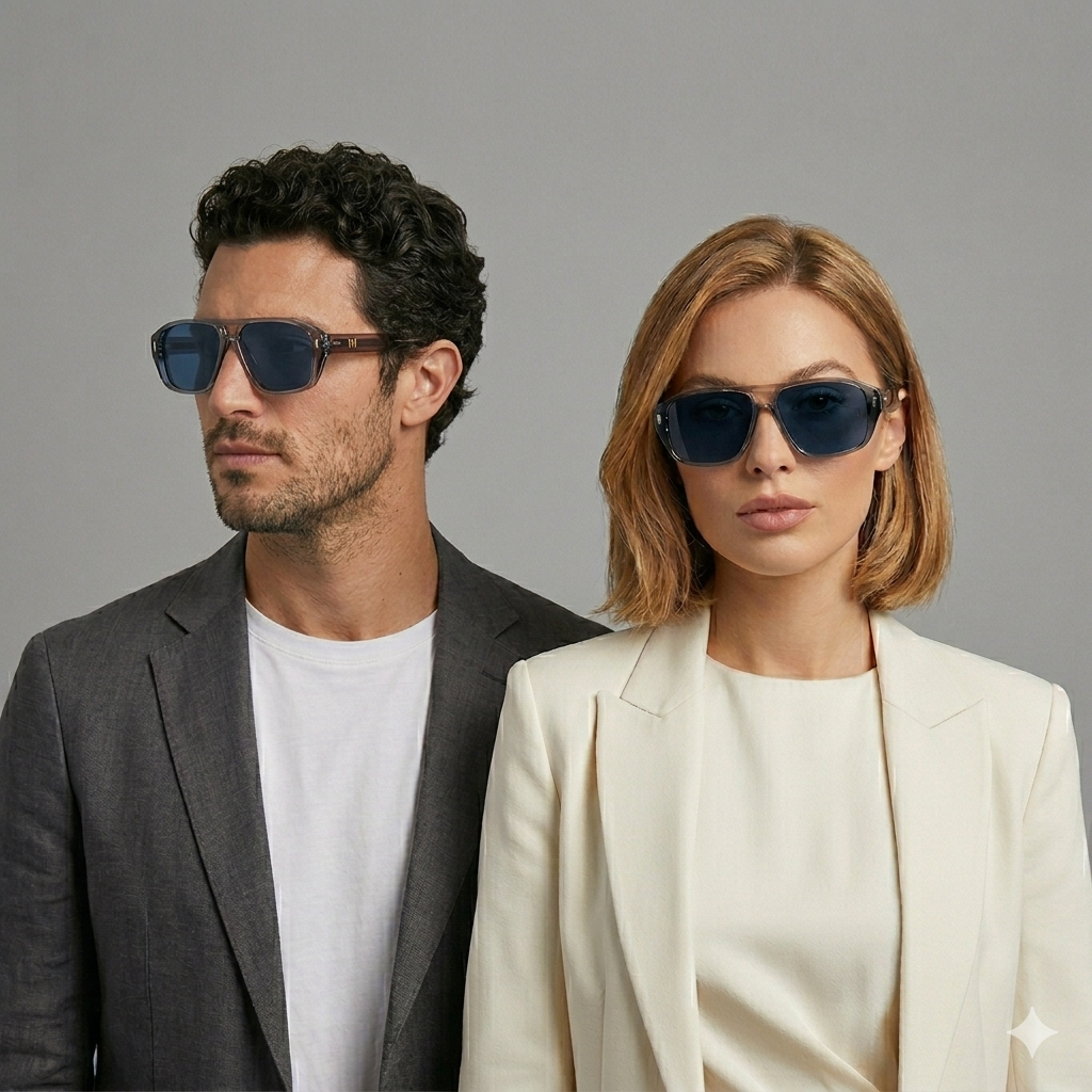 Spexone Daniel morpis series: smoke grey Premium sunglass for man and woman
