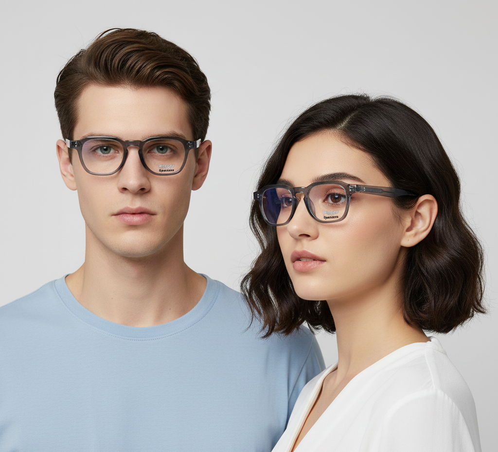 spexone player trasparent grey  premium eyewear