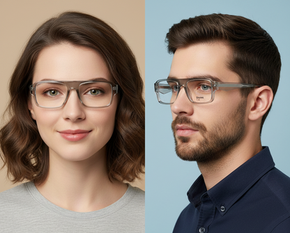 spexone sigma clear grey premium eyewear