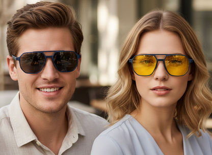 Spexone player SG001 Series: Blue Frame with Transparent Lens