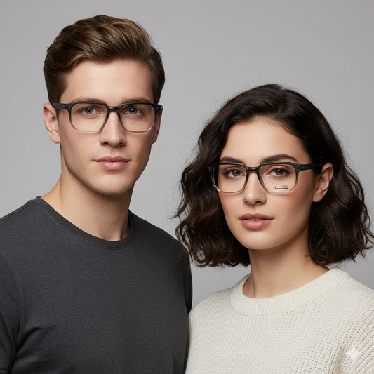 Spexone player 162003 Series: Dark Charcoal with Transparent Lens