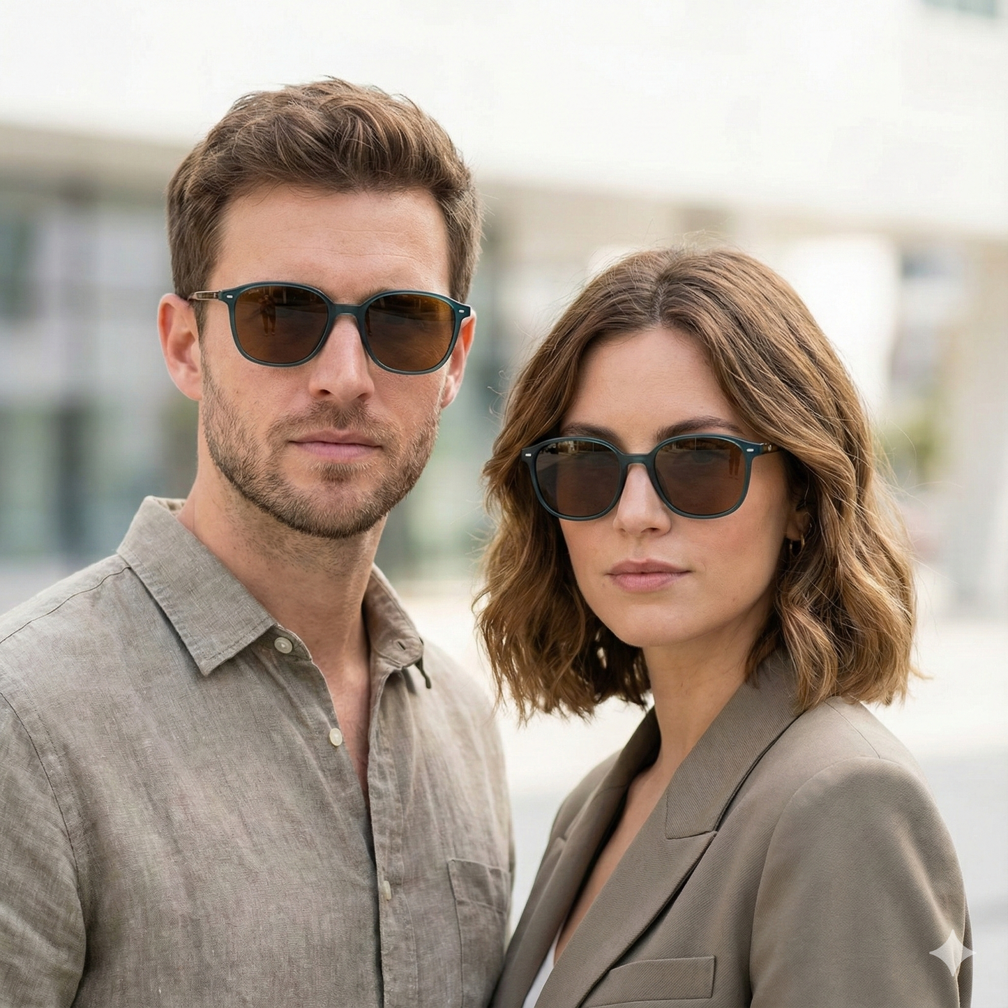 Spexone Specsmith Series:	Petrol Blue Frame with Amber tint Lens