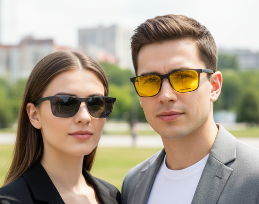 Spexone player SG002 Series: Matte Grey Frame with Transparent Lens