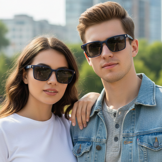 Spexone player 162003 Series: Navy Blue with Transparent Lens