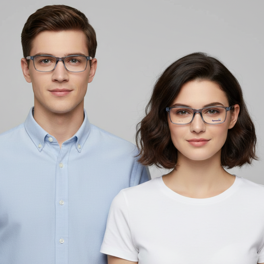 Spexone Air U-840-52 Series premium: Transulent Blue  frame