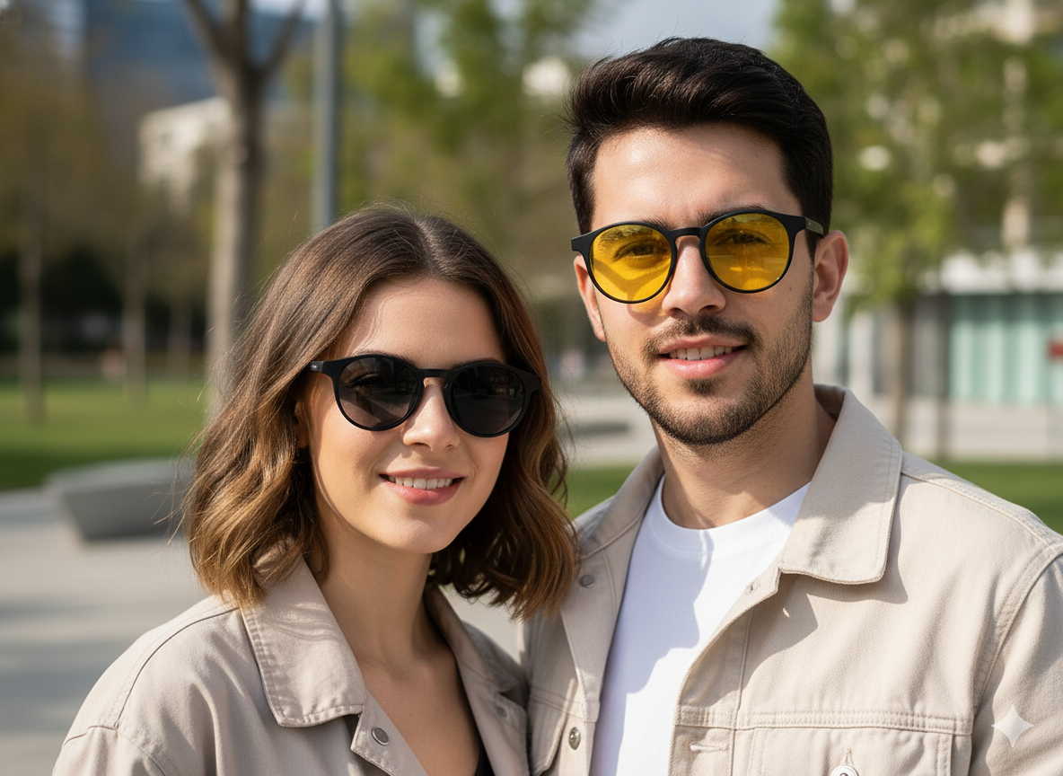 Spexone player SG006 Series: Black Frame with Transparent Lens