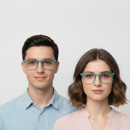 Spexone player 162003 Series: Aqua Blue with Transparent Lens