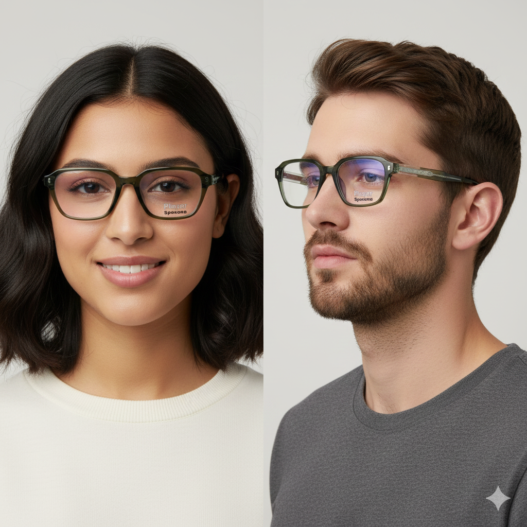 spexone player mate green premium eyewear