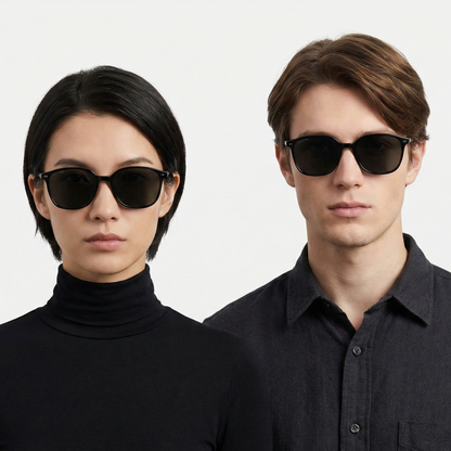 Spexone Specsmith Series:Glossy Black Frame with dark grey Lens