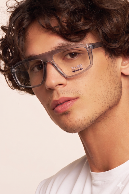 spexone player Crystal Gray series: premium  Eyewear for  man