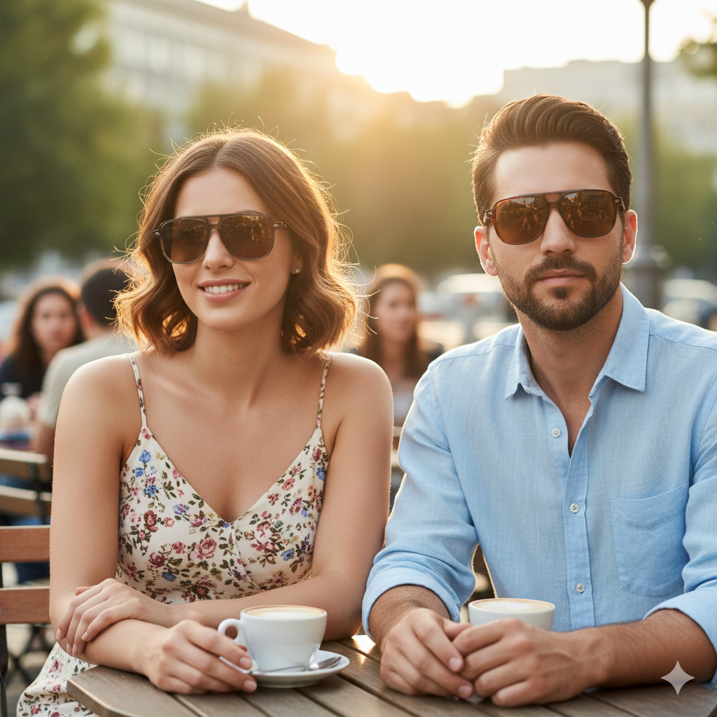 spexone specsmith solid brown premium sunglass