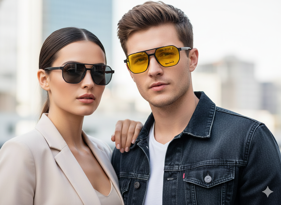 Spexone player SG001 Series: Grey Frame with Transparent Lens