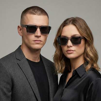 Spexone Specsmith Series: Crystal Grey Frame with dark grey Lens