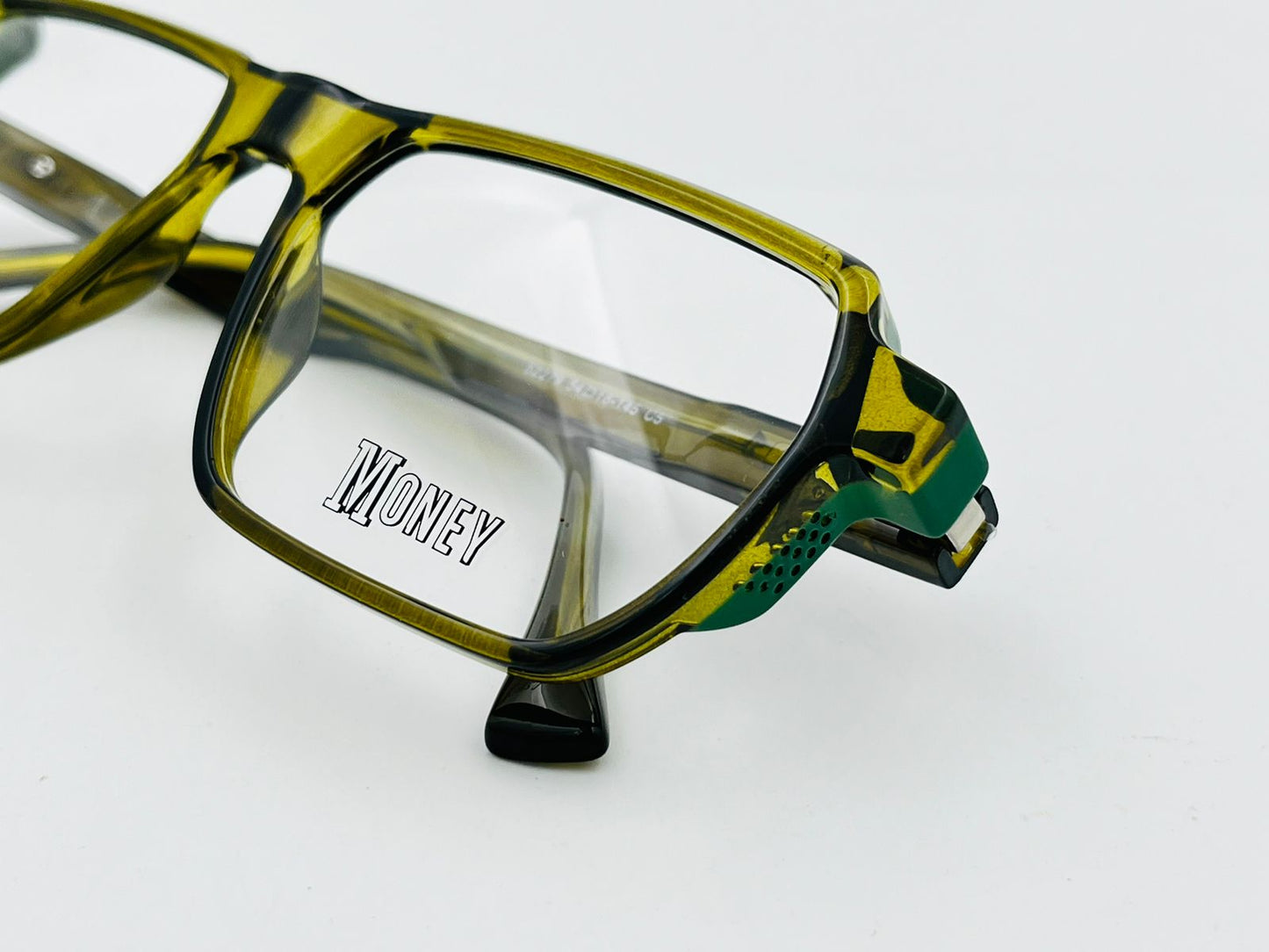 spexone money green premium eyewear